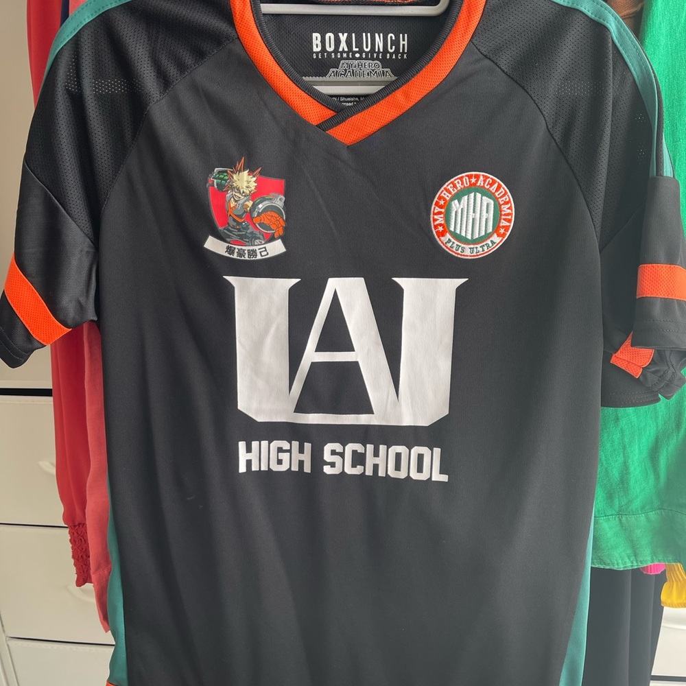 BoxLunch Black and Orange Women's High School Jersey